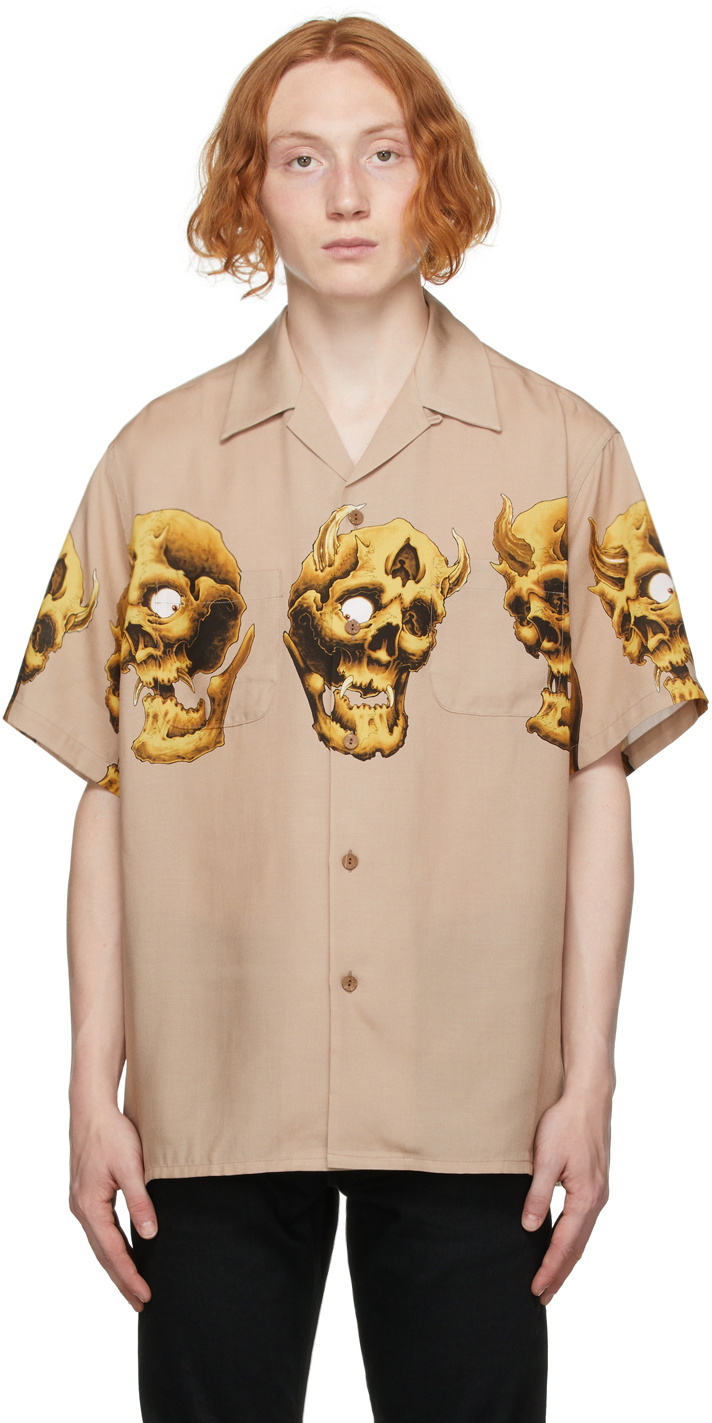 新品大人気】 WACKO MARIA - WACKO MARIA 56TATTOO STUDIO ALOHA SHIRT