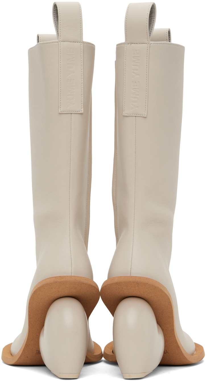 【関税込み】YUME YUME SSENSE限定 ベージュ Love ブーツ YUME YUME: SSENSE Exclusive Beige Love Boots | SSENSE 日本