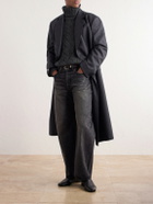 N.PEAL - Cashmere Cable-Knit Rollneck Sweater - Gray