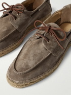 Castañer - Nemo Suede Boat Shoes - Brown
