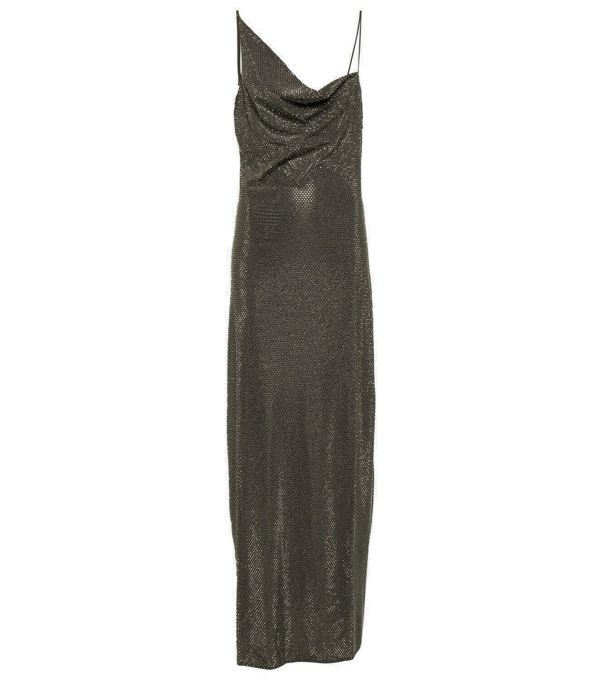 Stella McCartney Asymmetric Embellished Midi Dress Stella McCartney