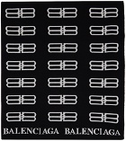 Balenciaga Black BB Icon Blanket Scarf