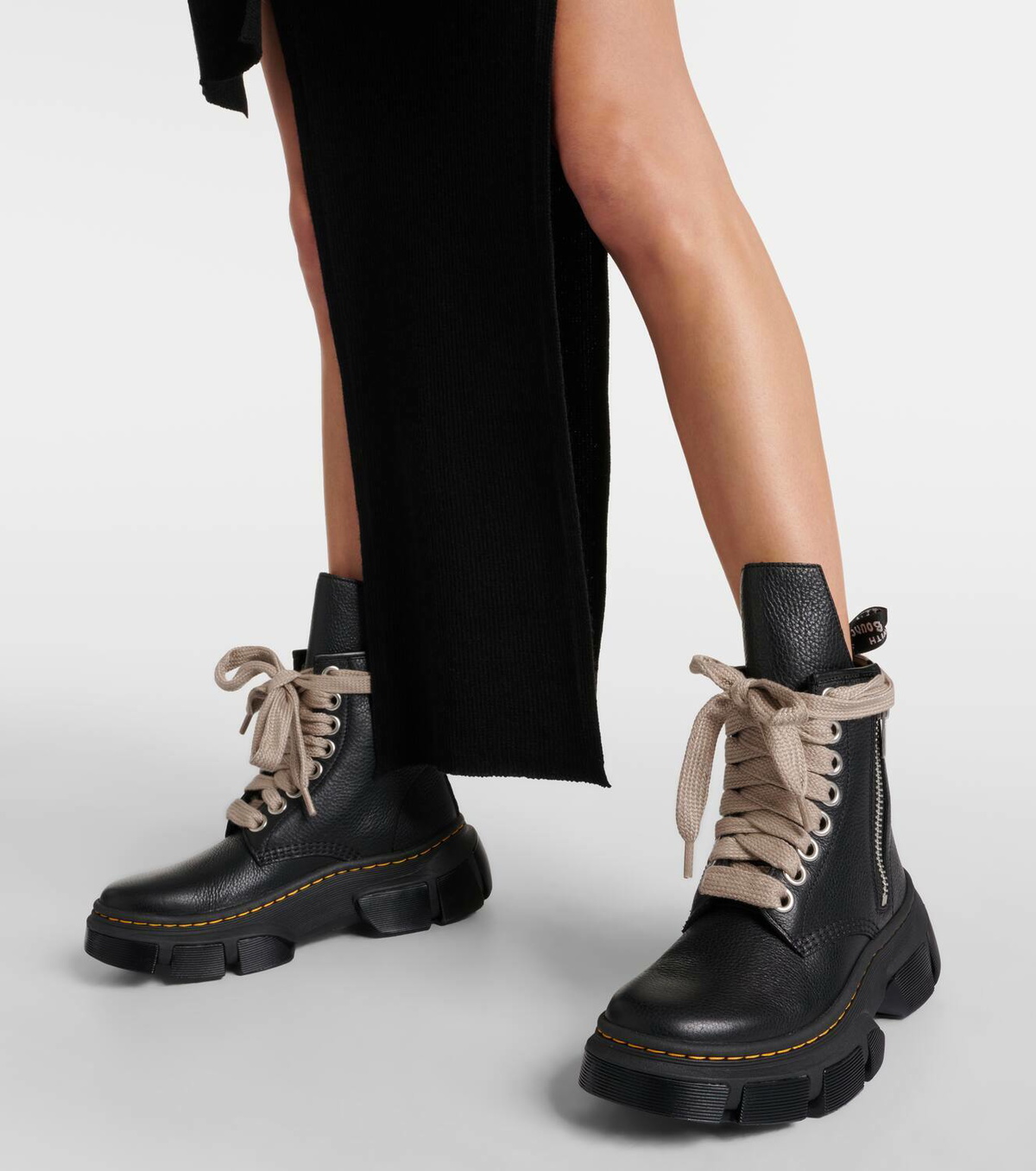 Rick Owens x Dr. Martens 1460 DMXL Jumbo Lace leather boots