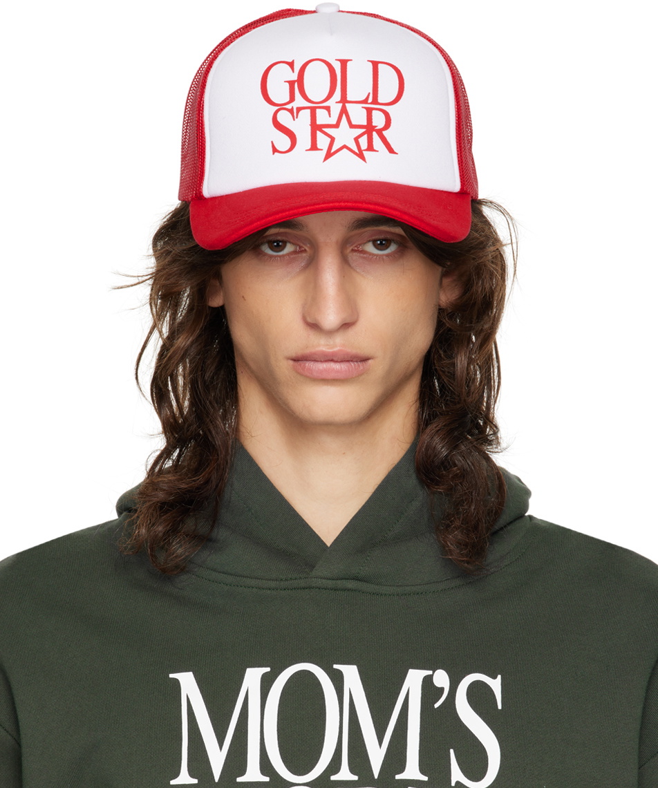 Praying White & Red 'Gold Star' Cap Praying