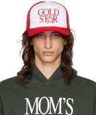 Praying White & Red 'Gold Star' Cap