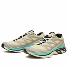 MM6 Maison Margiela Men's x Salomon XT Sneaker in Asparagus Green/Gull/Blue Curacao