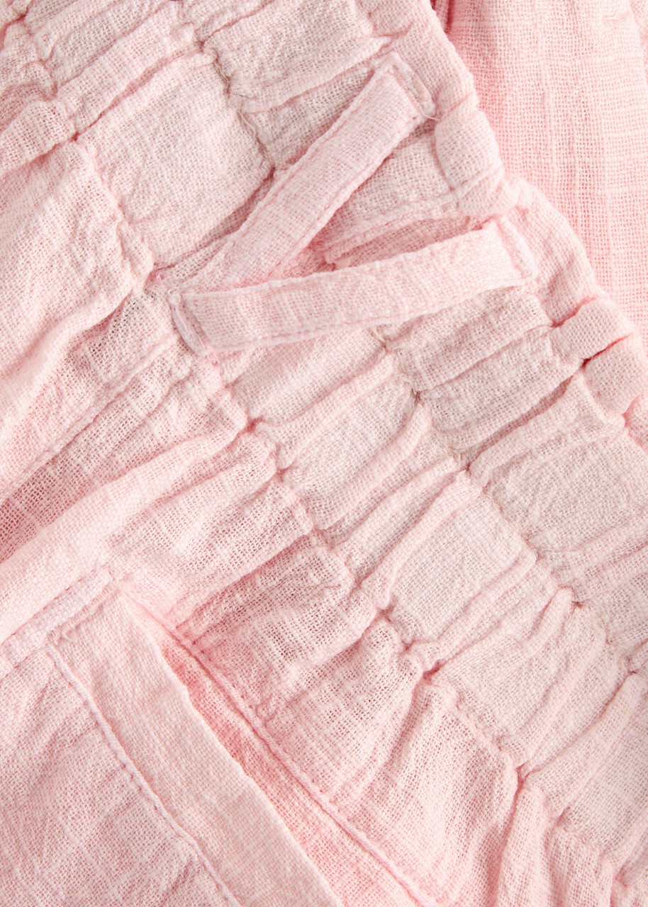 Free People Solar Flare Baja Cotton Gauze Shorts Pink