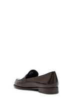 Tory Burch Classic Penny Glossed Leather Loafers Brown