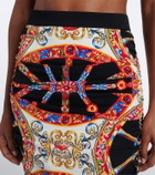 Dolce&Gabbana Caretto silk-blend midi skirt