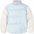 Moncler Genius x Palm Angels Douady Jacket in White Blue
