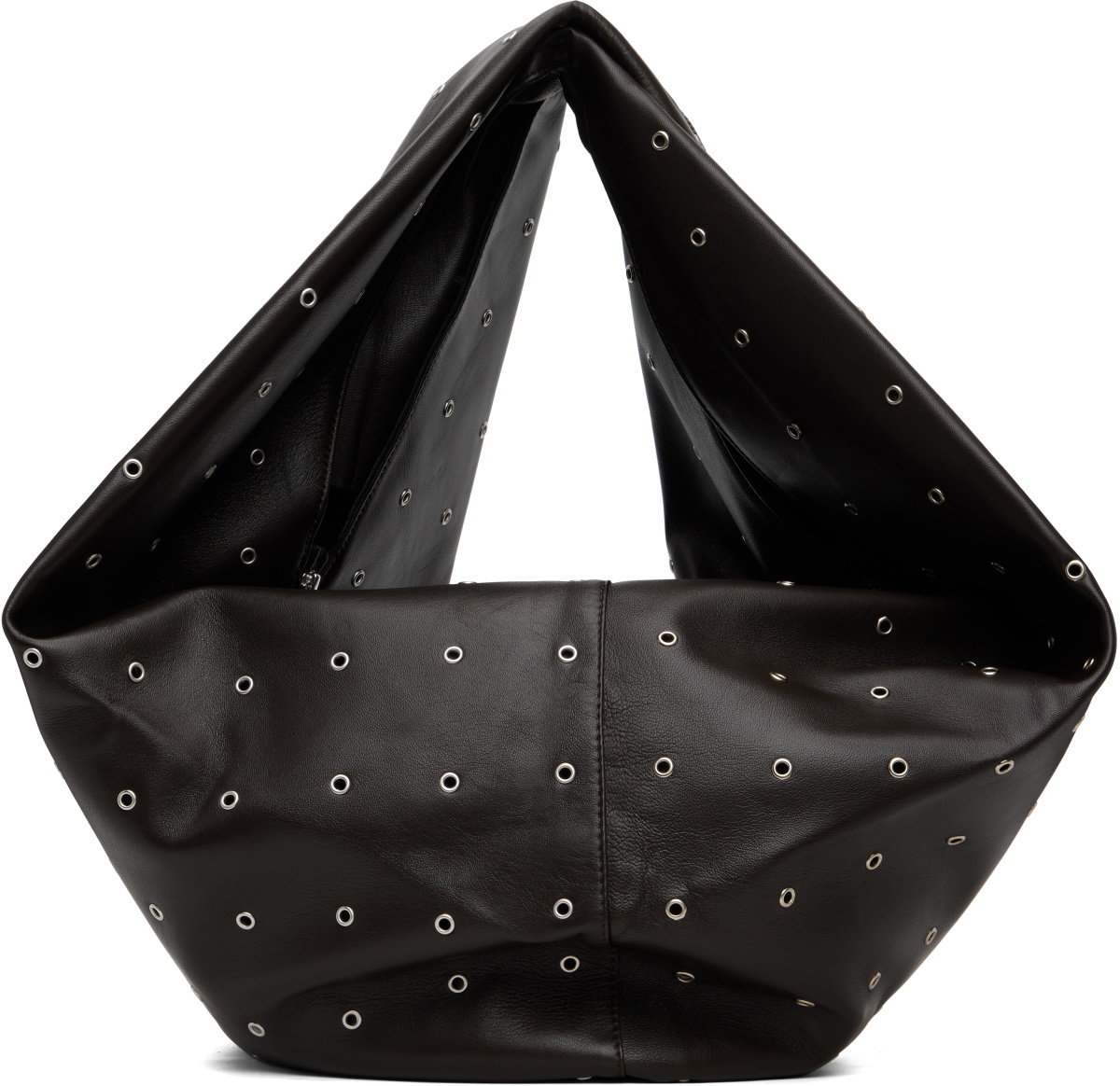 Gimaguas Brown Luna Eyelets Bag