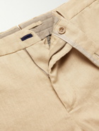 Incotex - Slim-Fit Linen Trousers - Neutrals