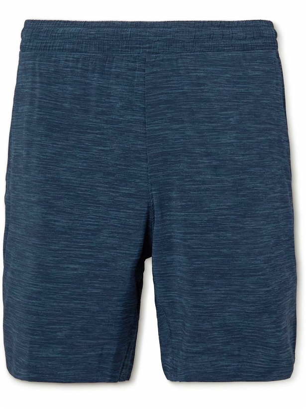Photo: Lululemon - Pace Breaker 7&quot; Printed Recycled Swift Shorts - Blue