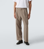 The Row Tarek wool straight pants
