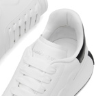 Alexander McQueen Men's Sprint Runner Sneakers in White/Black
