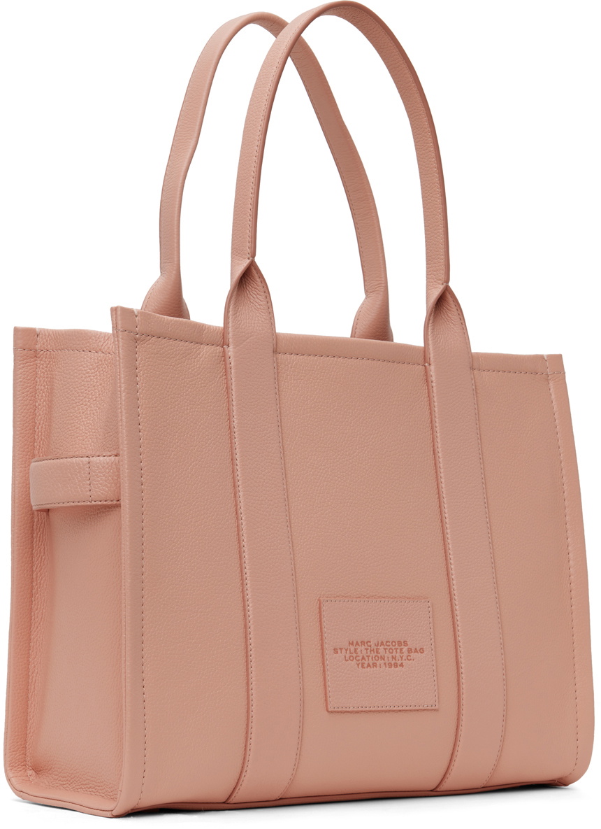 Marc Jacobs Pink Large 'The Leather' Tote