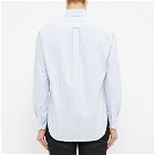 Gitman Vintage Men's Oxford Stripe Shirt in White/Blue