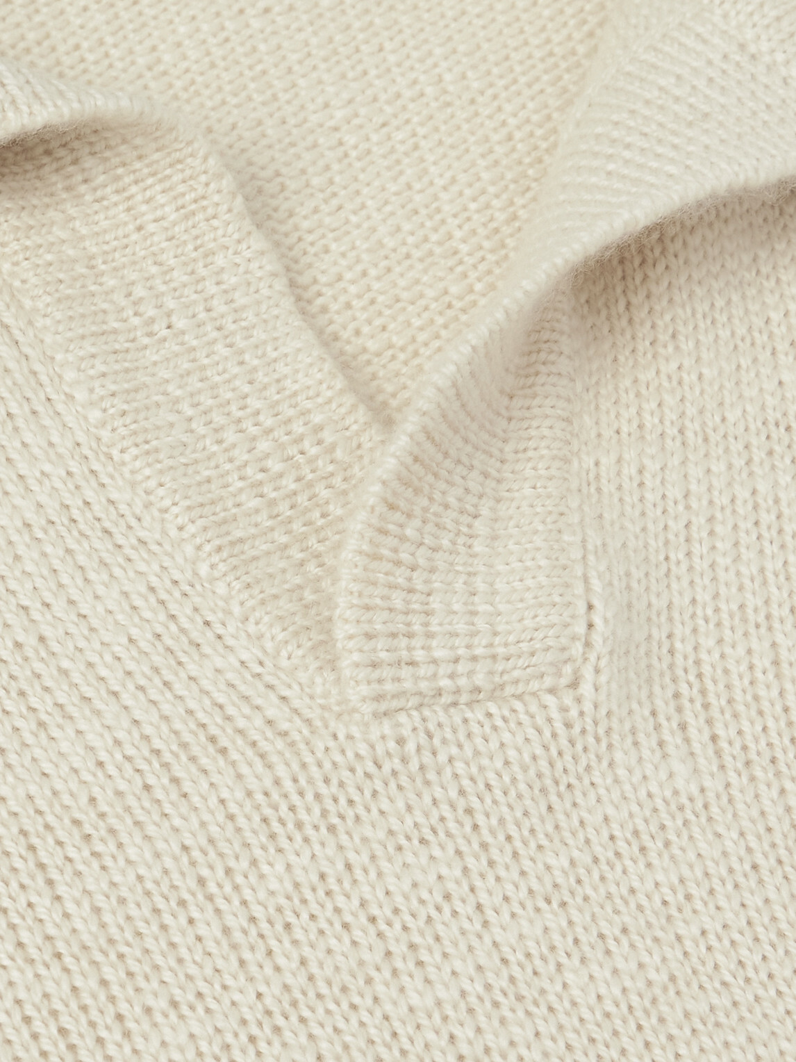 Gabriela Hearst - Aled Cashmere Polo Shirt - Neutrals