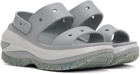 Crocs Gray Mega Crush Sandals