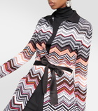 Missoni Zig-zag belted cardigan