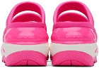 Crocs Pink Mega Crush Triple Strap Sandals