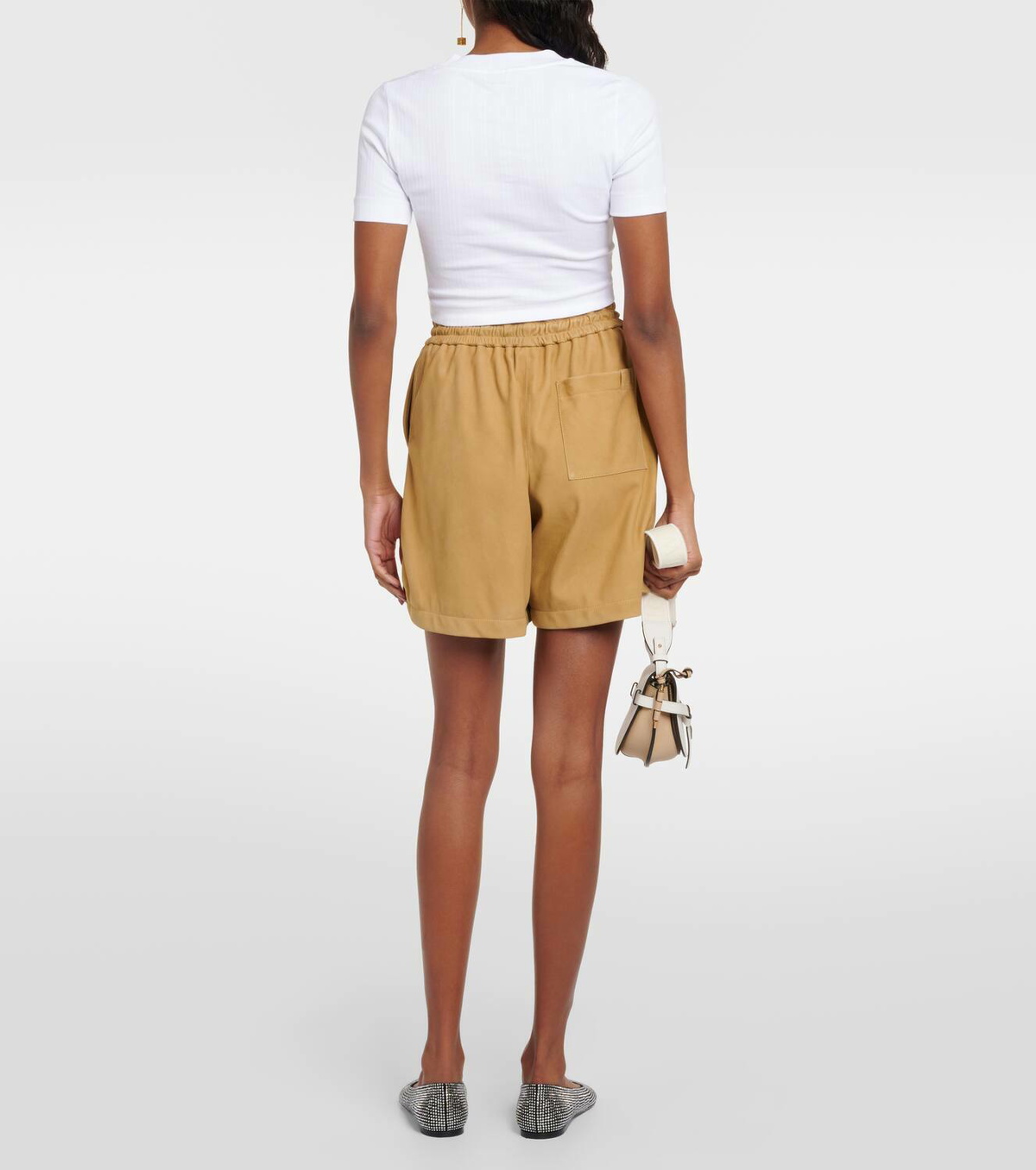 Loewe Cotton-blend crop top Loewe