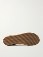 AMI PARIS - Perforated Suede Sneakers - Brown