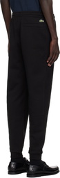 Lacoste Black Tapered Leg Sweatpants