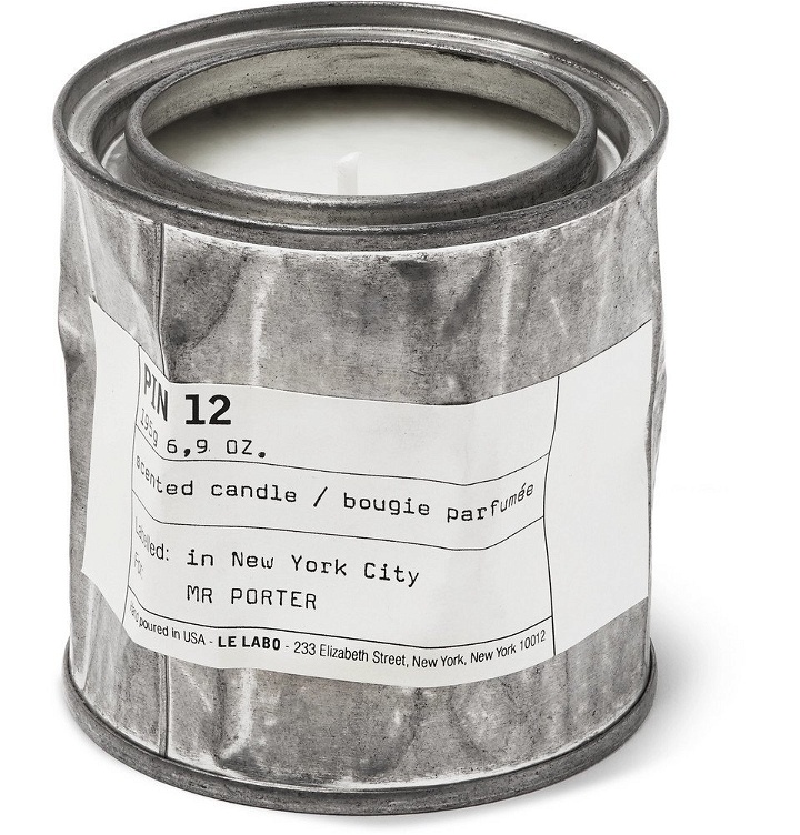 Photo: Le Labo - Pin 12 Scented Candle, 195g - Men - Silver