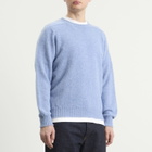 Jamieson's of Shetland Men's Jamiesons of Shetland Crew Knit in Blue Danube