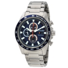 Citizen Brycen Eco-Drive Chronograph Blue Dial Mens Watch CA0781-50L