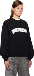 032c Black One Dollar Bill Sweater