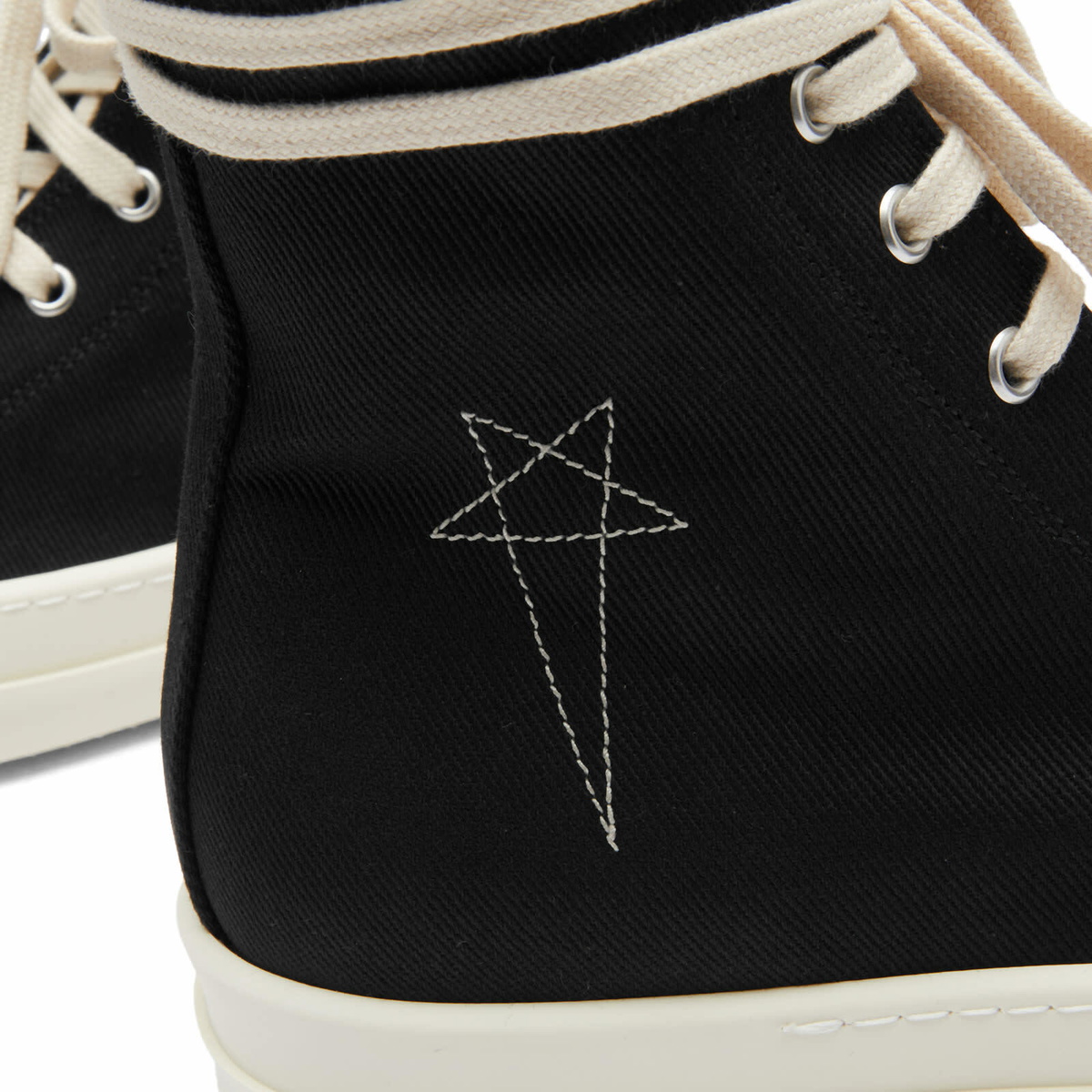 Rick Owens DRKSHDW Women's Hi-Top Top Sneakers in Black
