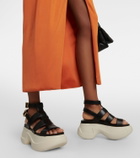 Marni - Leather platform sandals
