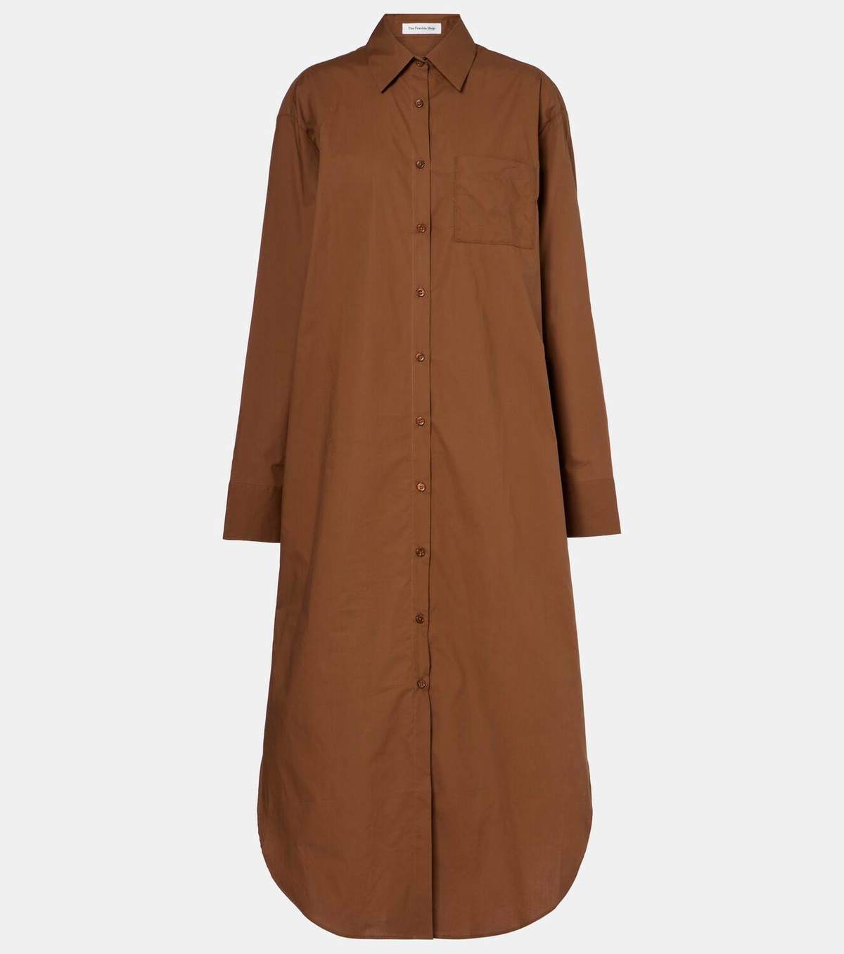 The Frankie Shop Helena cotton shirt dress