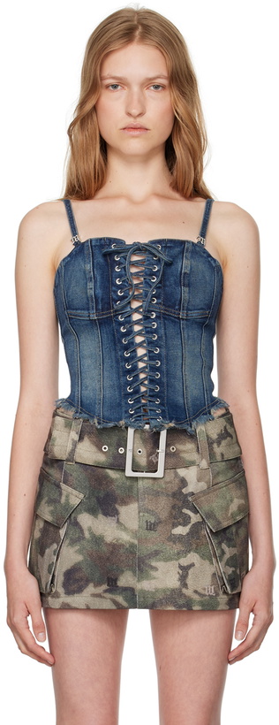 Photo: MISBHV Blue Lara Denim Corset Top