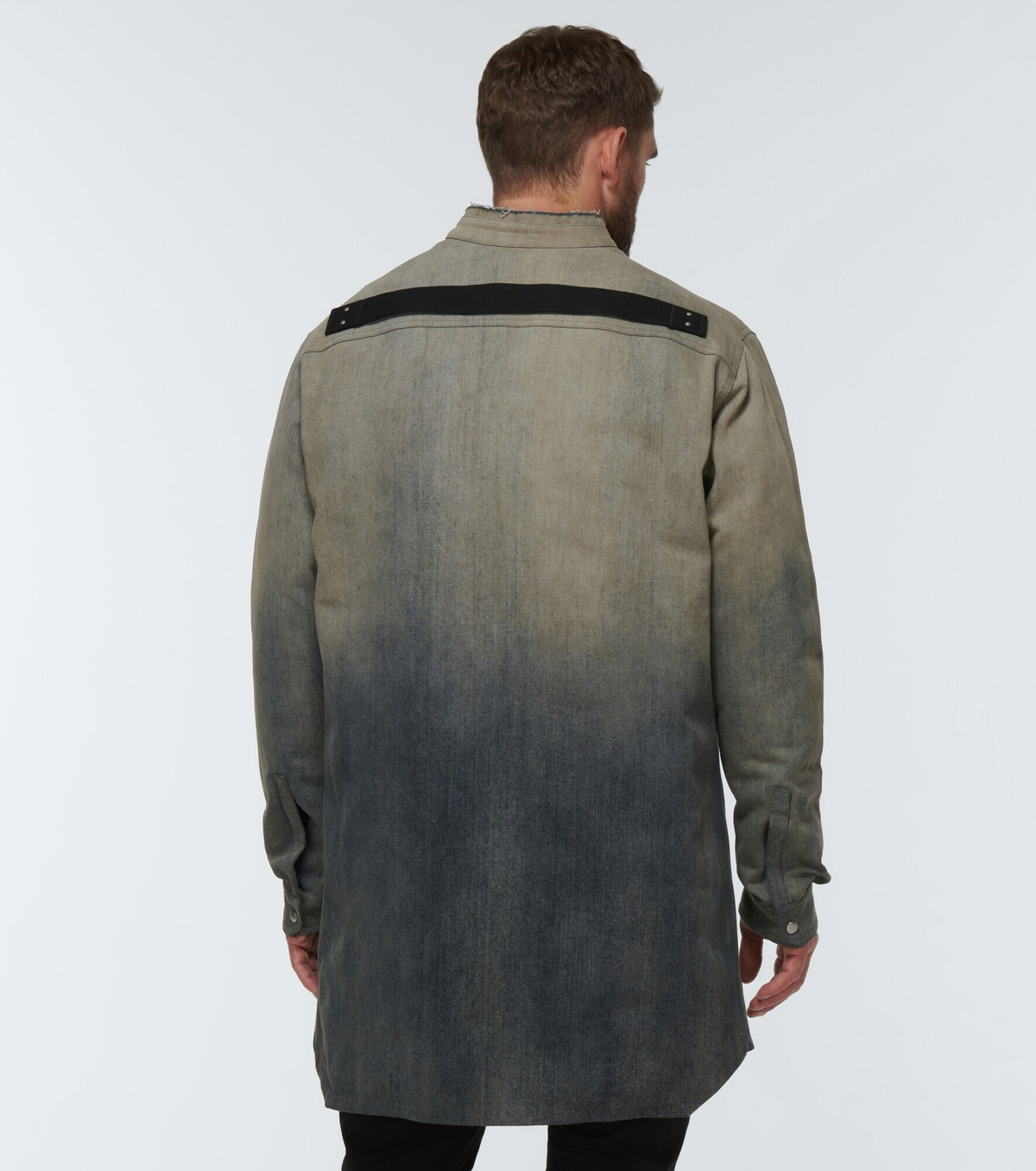 Rick Owens - Strobe Jumbo denim down jacket Rick Owens