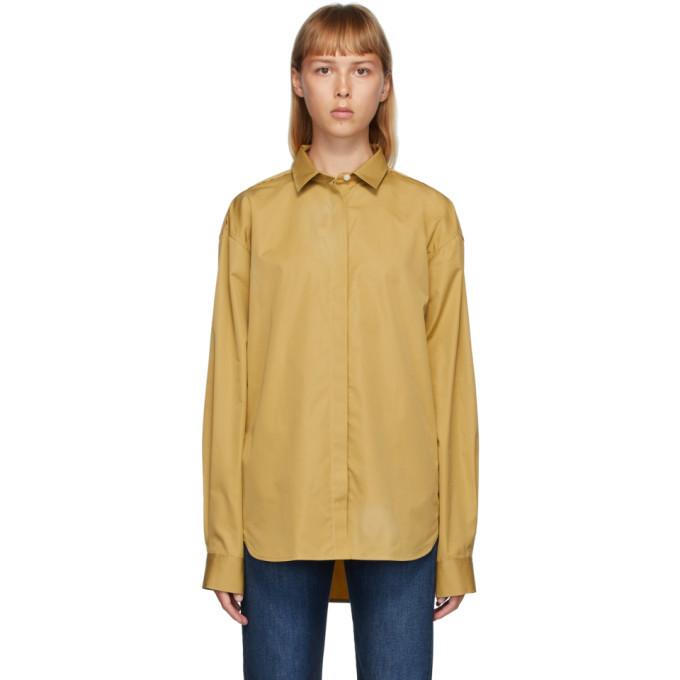 TOTEME 長袖シャツ イエロー Toteme Yellow Lago Shirt Toteme
