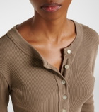 Citizens of Humanity Varra ribbed-knit Henley shirt