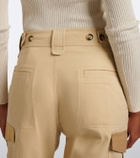 Marant Etoile Renzae patchwork cotton cargo pants