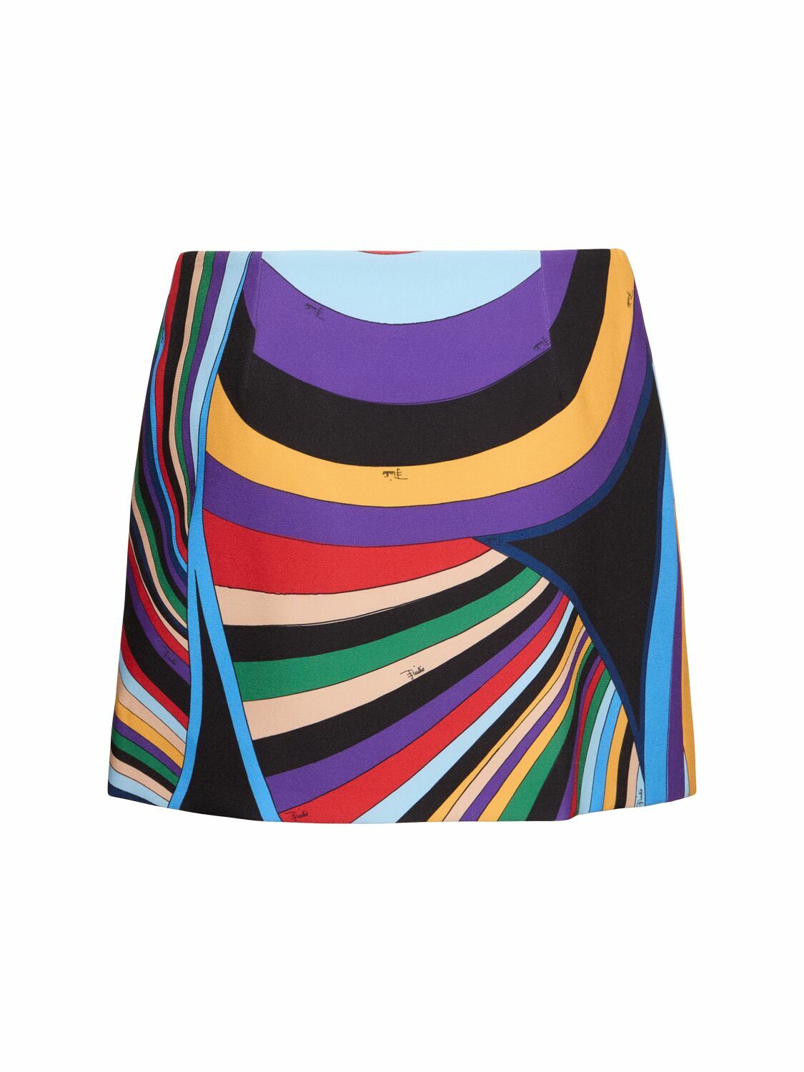 Emilio Pucci // Multicolour Print Mini Skirt – VSP Consignment