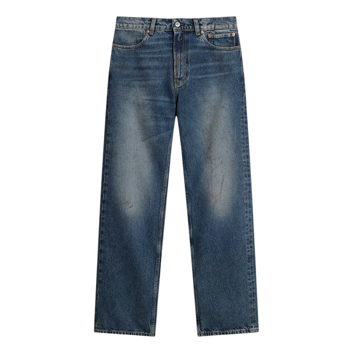 Our Legacy Men's Vast Cut Jeans in Aluminium Tint Our Legacy