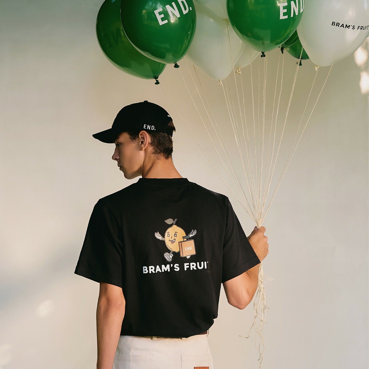 END. x Bram's Fruit Lemon Cap in Black 