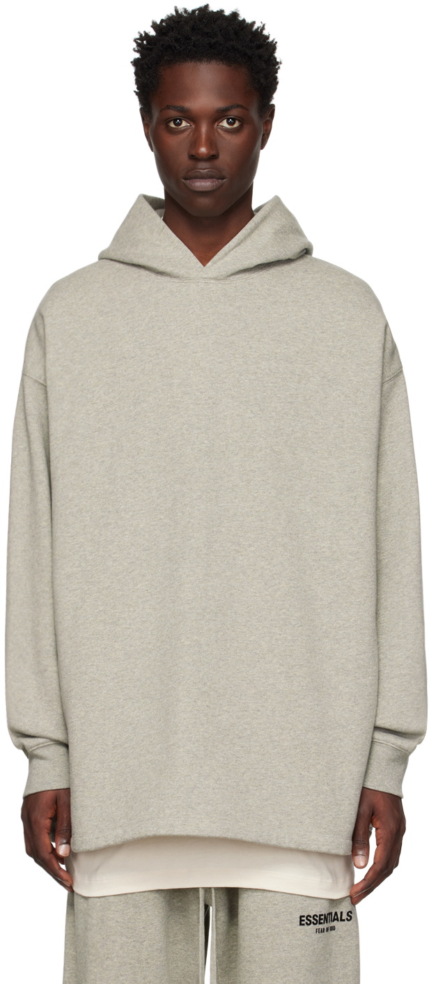 Fear of God ESSENTIALS Gray Relaxed Hoodie Fear Of God Essentials