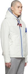 Moncler White Fujio Jacket