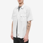 Dickies Men's Short Sleeve Work Shirt in White