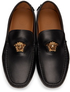 Versace Black 'La Medusa' Loafers