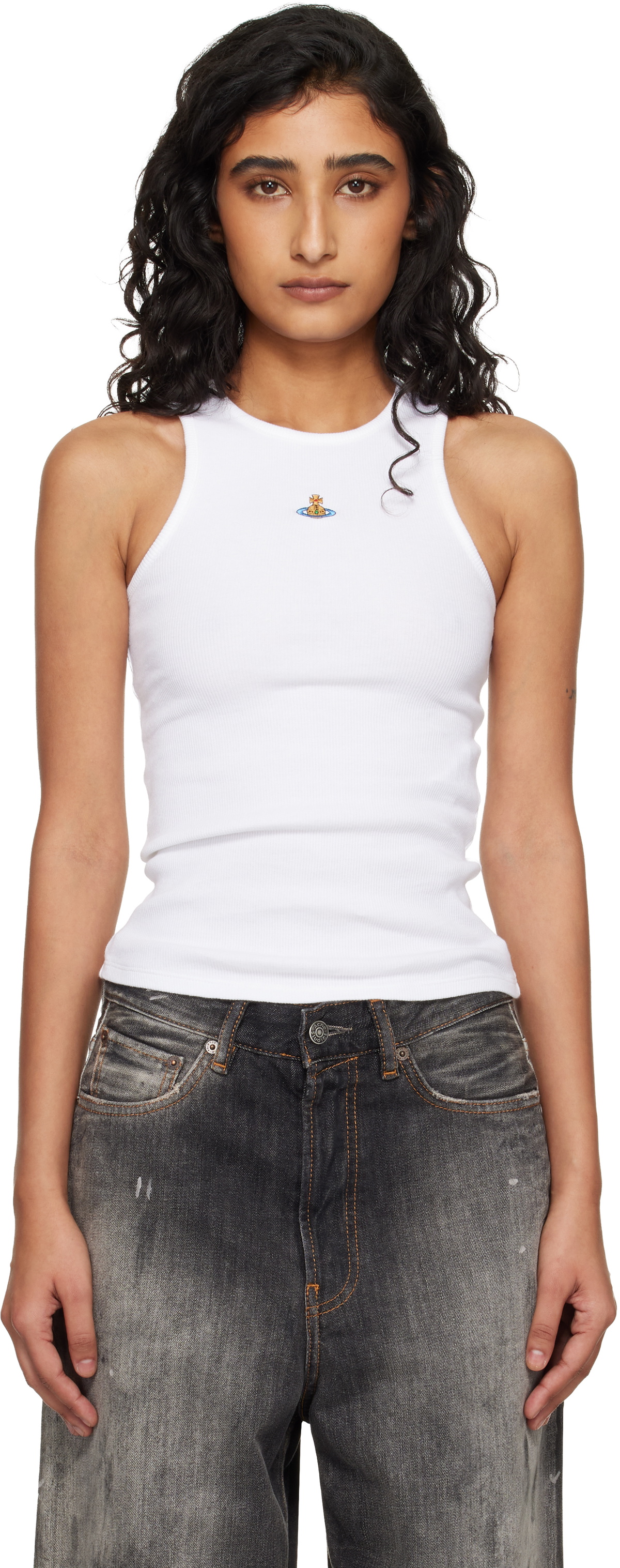 Vivienne Westwood Burgundy Ginnie Tank Top Vivienne Westwood