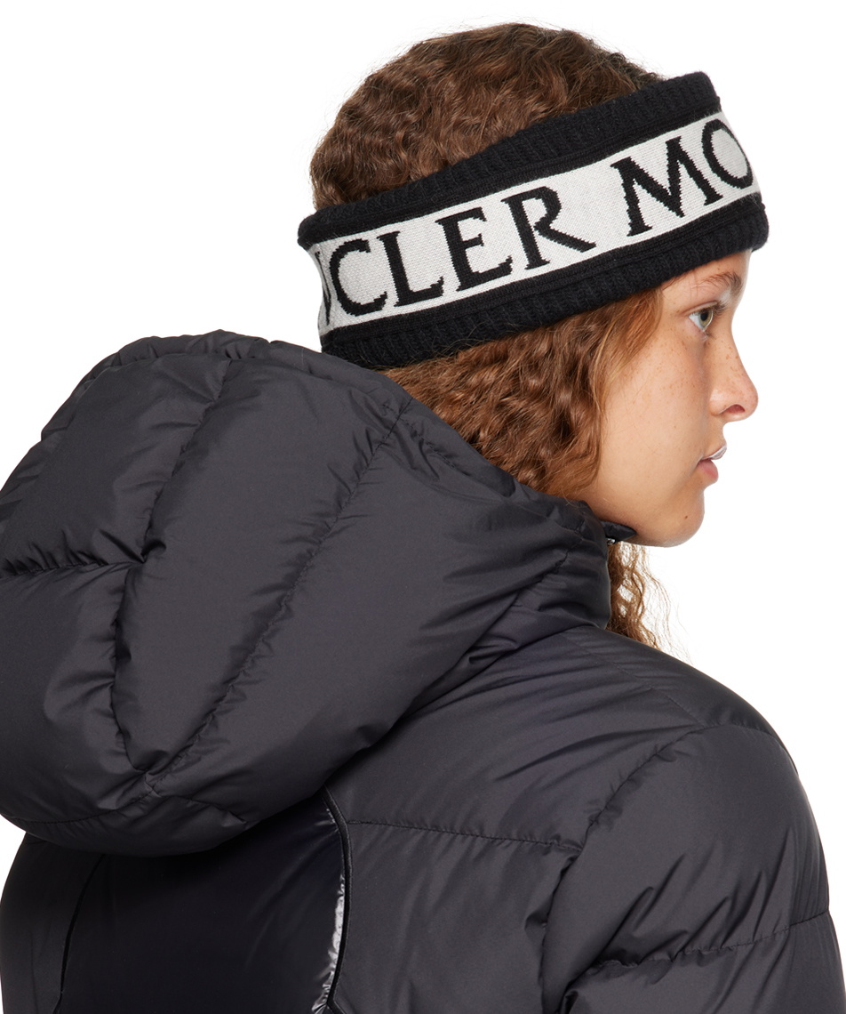 【送料&関税込】Moncler Headband Avorio Moncler Black Jacquard Headband Moncler