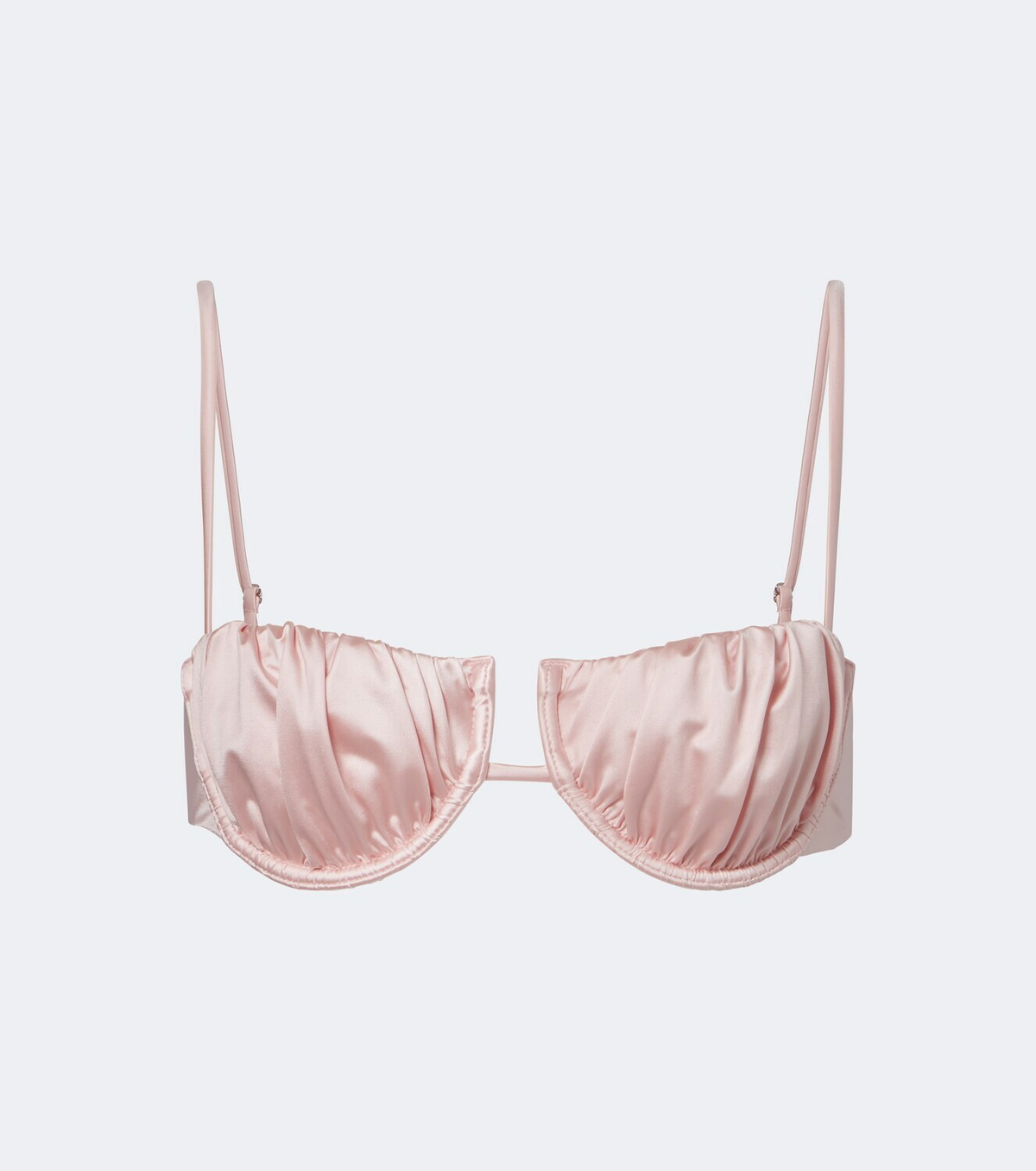 Montce Petal ruched bikini top
